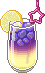 purple yellow highball